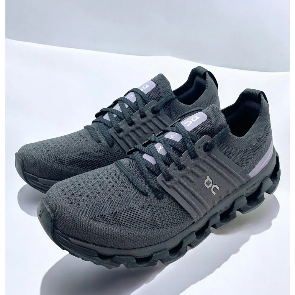 On Cloudswift 3 Womens Athletic Shoes 9 EU 40.5 Black Purple NIB_5